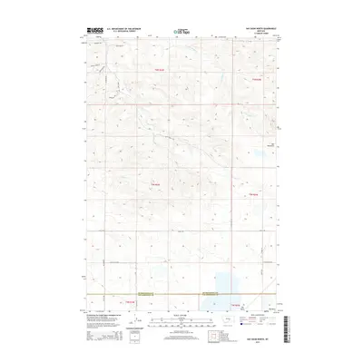 2014 Map of Hay Basin North, 2014 Print