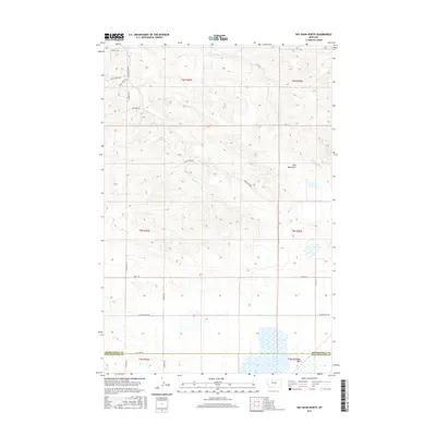 2017 Map of Hay Basin North, 2017 Print