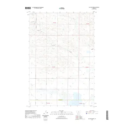 2020 Map of Hay Basin North, 2020 Print