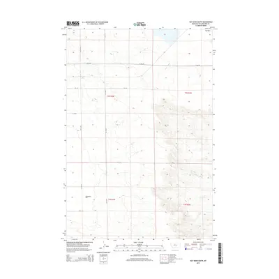 2014 Map of Hay Basin South, 2014 Print