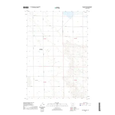 2020 Map of Hay Basin South, 2020 Print