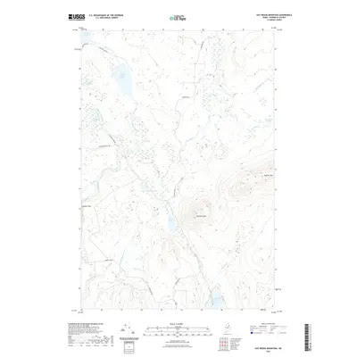 2021 Map of Hay Brook Mountain, 2021 Print