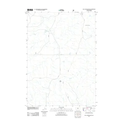 2012 Map of Hay Canyon Butte, 2012 Print