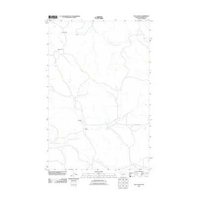 2011 Map of Hay Coulee, 2011 Print