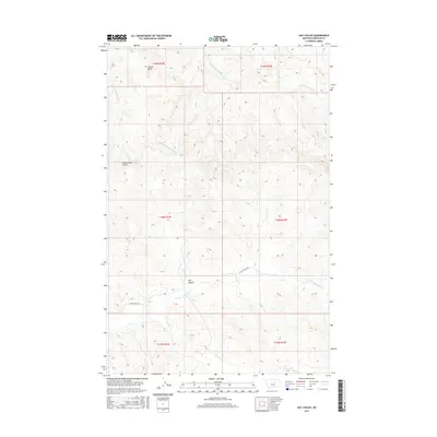 2017 Map of Hay Coulee, 2017 Print