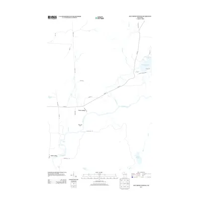2013 Map of Hay Creek Flowage, 2013 Print