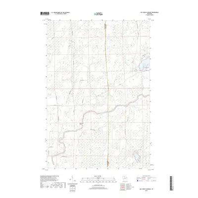 2018 Map of Hay Creek Flowage, 2018 Print