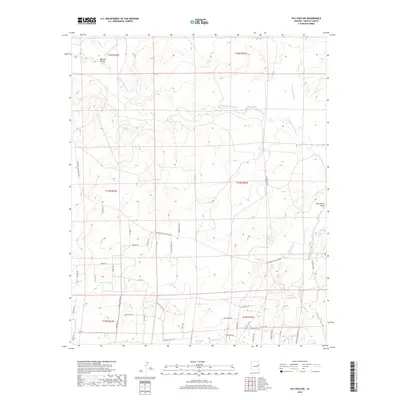 2018 Map of Hay Hollow, 2018 Print