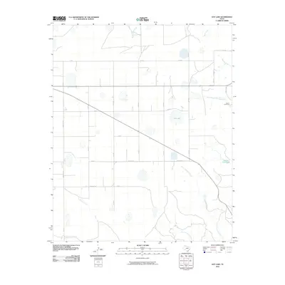 2010 Map of Hay Lake, 2010 Print