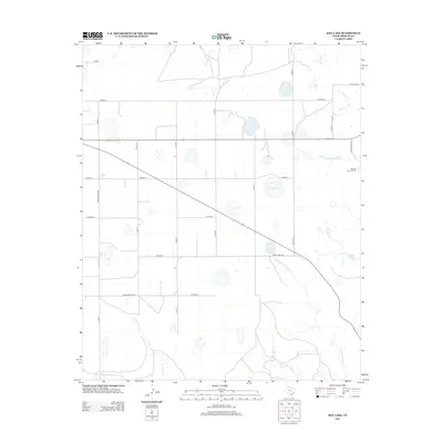 2012 Map of Hay Lake, 2012 Print