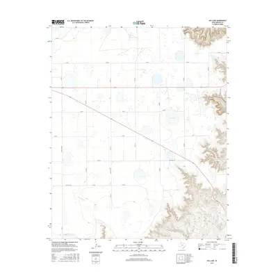 2016 Map of Hay Lake, 2016 Print