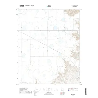 2019 Map of Hay Lake, 2019 Print
