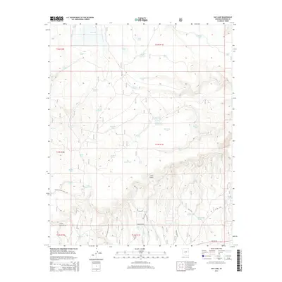 2014 Map of Hay Lake, 2014 Print