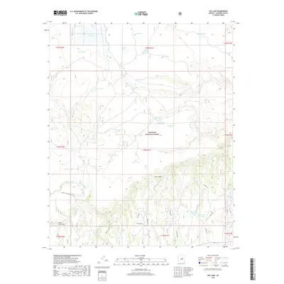 2018 Map of Hay Lake, 2018 Print