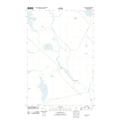 2011 Map of Hay Lake, 2011 Print