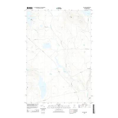2014 Map of Hay Lake, 2014 Print