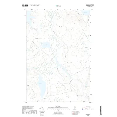 2018 Map of Hay Lake, 2018 Print