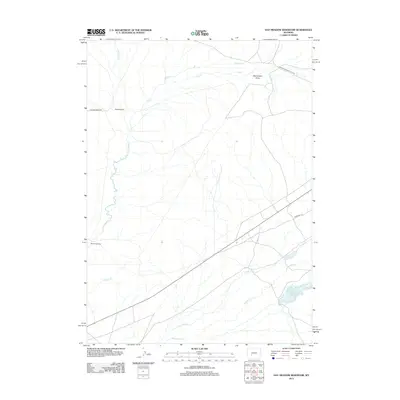 2012 Map of Hay Meadow Reservoir, 2012 Print
