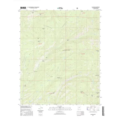 2017 Map of Hay Mesa, 2017 Print
