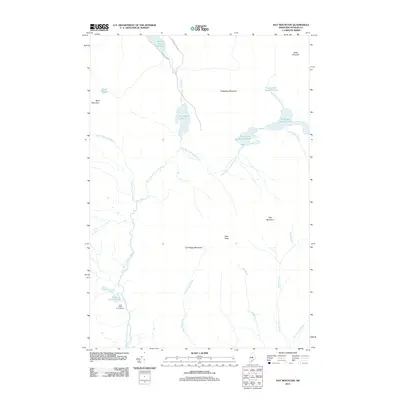 2011 Map of Hay Mountain, 2011 Print