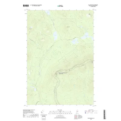 2018 Map of Hay Mountain, 2018 Print