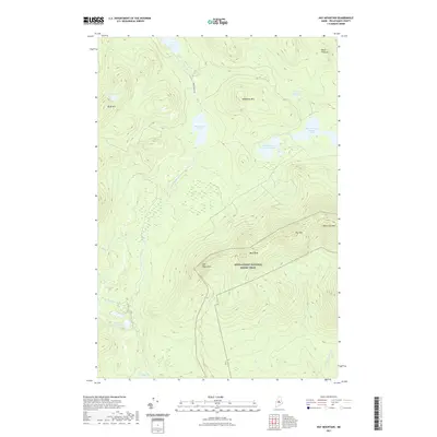 2021 Map of Hay Mountain, 2021 Print