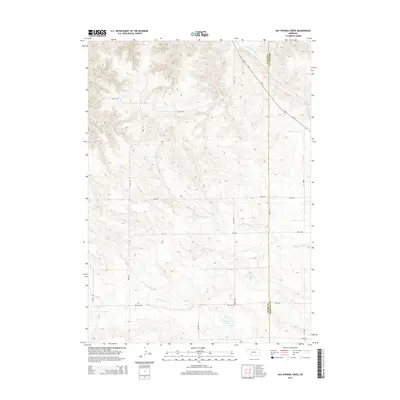 2014 Map of Hay Springs Creek, 2014 Print