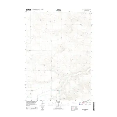 2014 Map of Hay Springs SE, 2014 Print