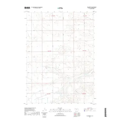 2017 Map of Hay Springs SE, 2017 Print