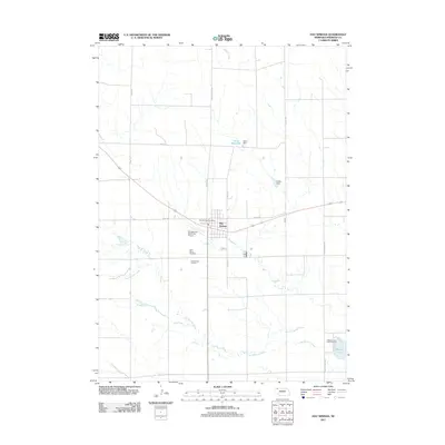 2011 Map of Hay Springs, 2011 Print