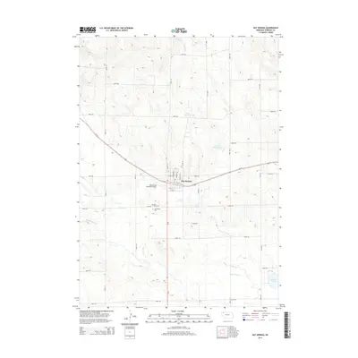 2014 Map of Hay Springs, 2014 Print