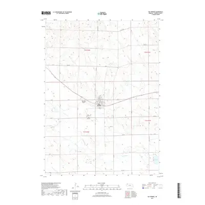 2017 Map of Hay Springs, 2017 Print