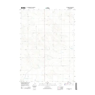 2014 Map of Hay Springs SW, 2014 Print