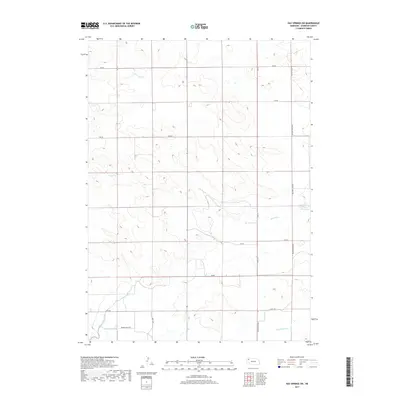 2017 Map of Hay Springs SW, 2017 Print