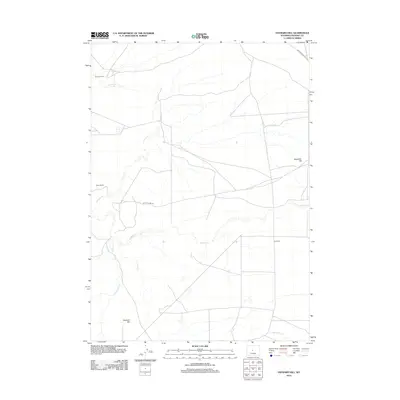 2012 Map of Haybarn Hill, 2012 Print