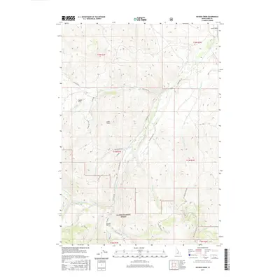 2017 Map of Hayden Creek, 2017 Print