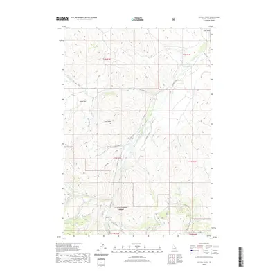 2020 Map of Hayden Creek, 2020 Print