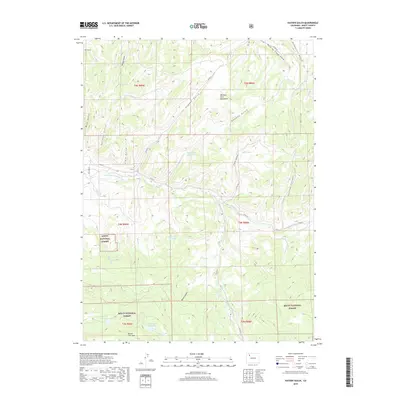 2019 Map of Hayden Gulch, 2019 Print