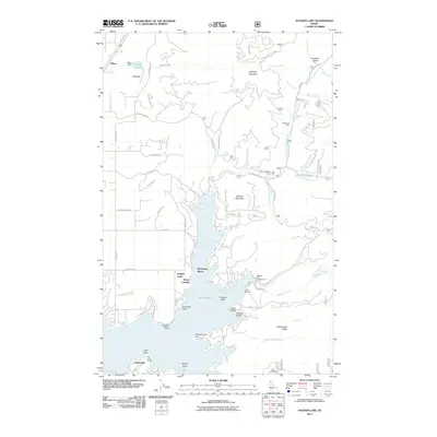 2011 Map of Hayden Lake, 2011 Print
