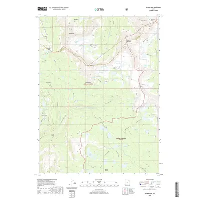 2020 Map of Hayden Peak, 2020 Print