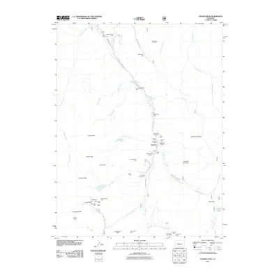 2011 Map of Hayden Peak, 2011 Print