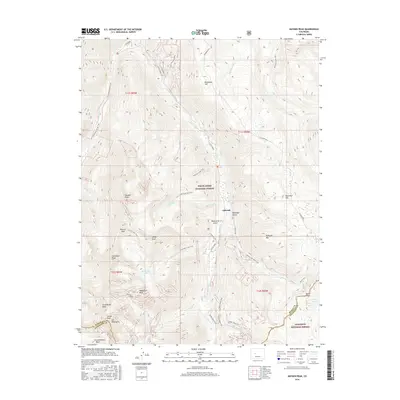 2016 Map of Hayden Peak, 2016 Print