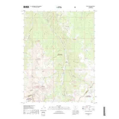 2019 Map of Hayden Peak, 2019 Print