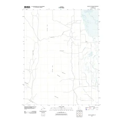 2011 Map of Hayes Canyon, 2011 Print