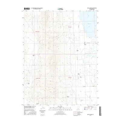 2017 Map of Hayes Canyon, 2017 Print