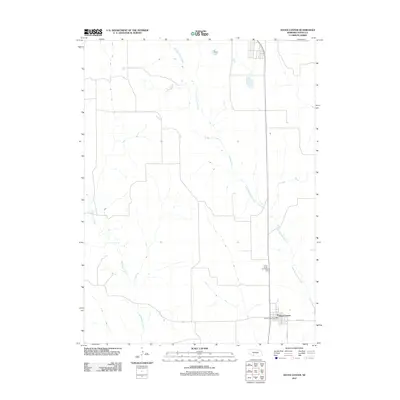 2011 Map of Hayes Center, 2011 Print