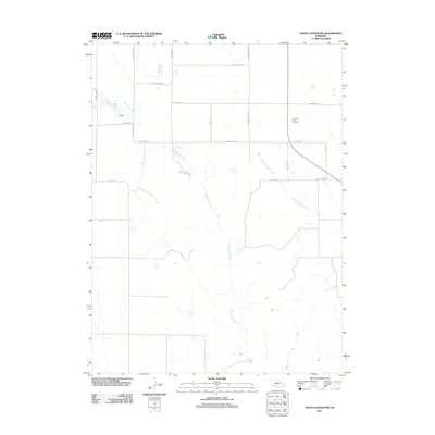 2011 Map of Hayes Center NW, 2011 Print