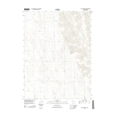 2014 Map of Hayes Center SW, 2014 Print