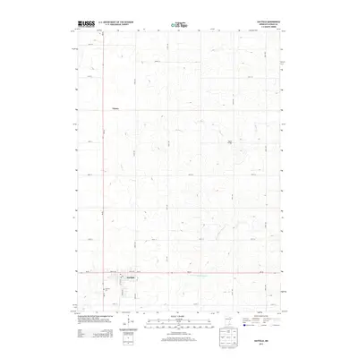 2013 Map of Hayfield, 2013 Print
