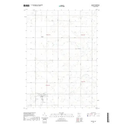 2019 Map of Hayfield, 2019 Print